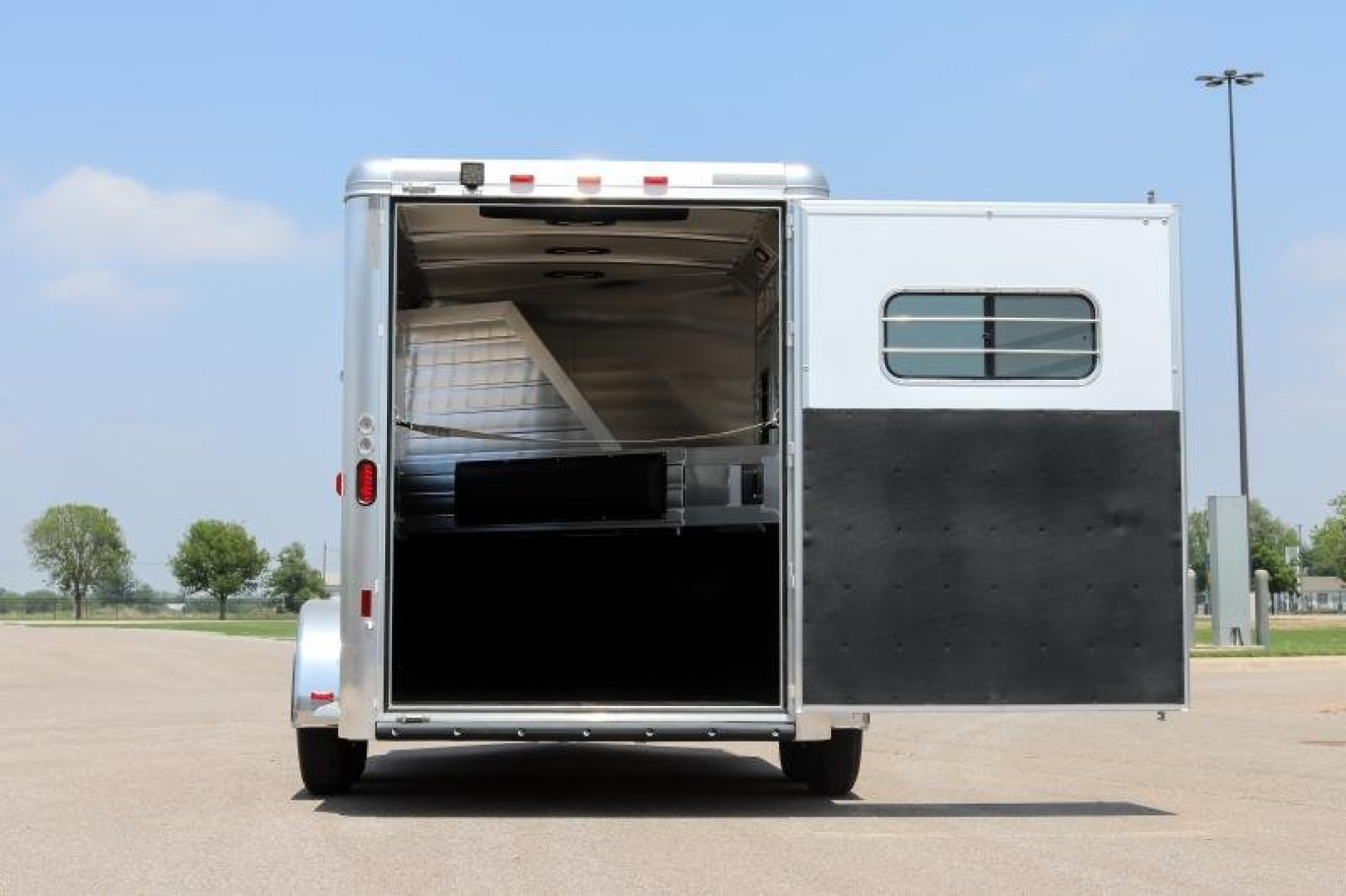 New 2024 Hart Trailers SOLUTIONS 3 Horse Stock / Stock Combo Trailer