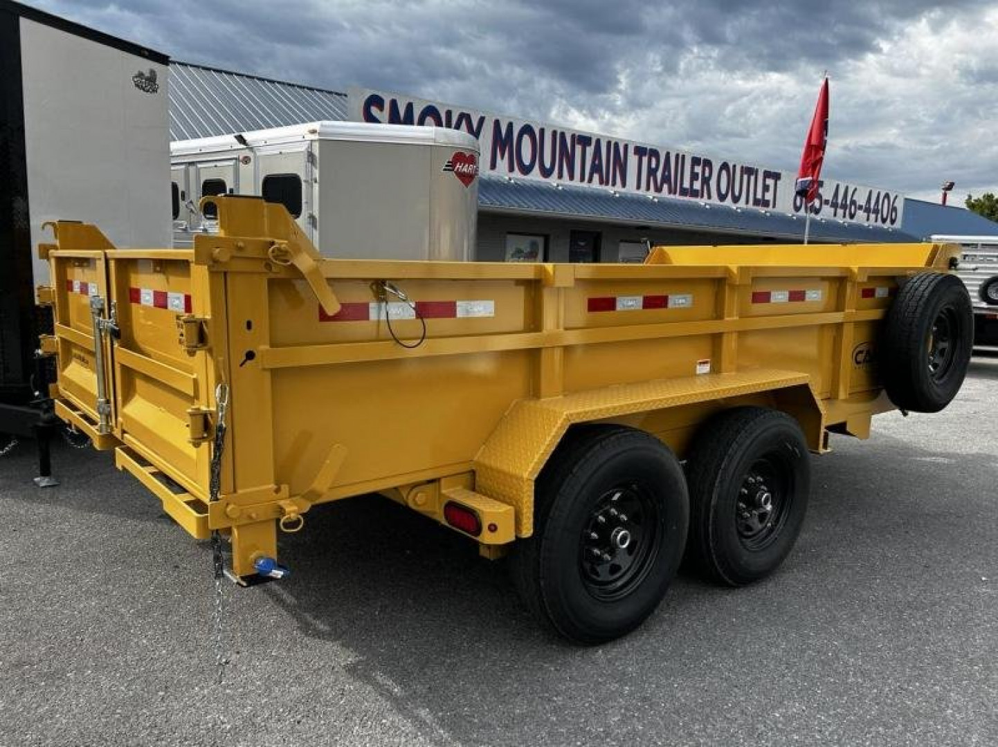 New 2024 Cam Superline 7x14 The Beast Dump 7 Ton Dump Trailer
