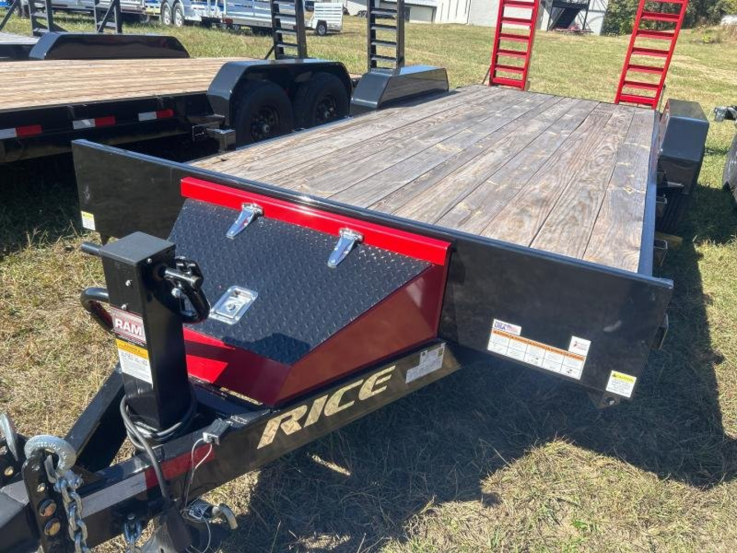 New 2023 Rice 82X18+2 7 TON Equipment Trailer