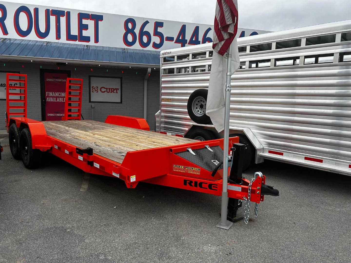 Trailer For Rice New 2023 RICE TRAILERS 82X182_7_TON Equipment Trailer
