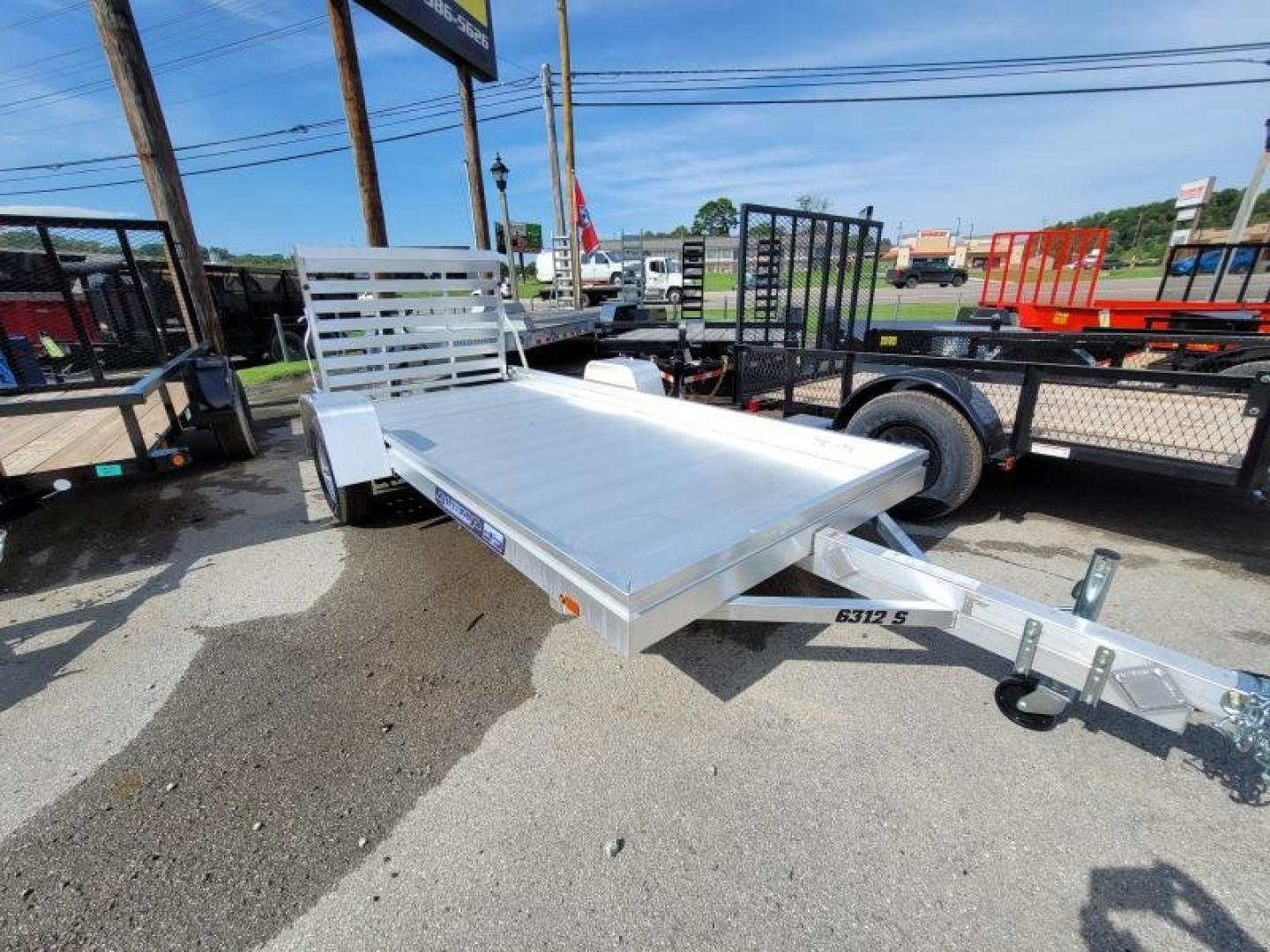 New 2024 ALUMA ALUMA_6312_S_TG-13SL Utility Trailer