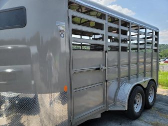 New 2024 Delta Trailers 500 COMBO 7' TALL Stock / Stock Combo Trailer
