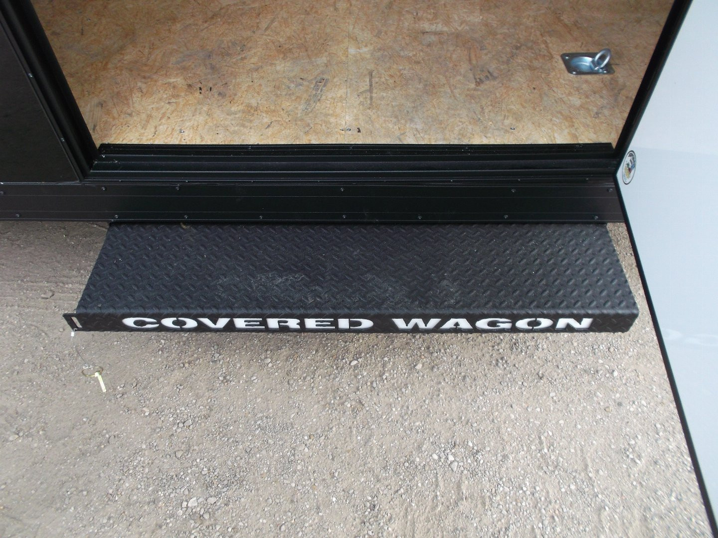 New 2025 COVERED WAGON TRAILERS 8.5x20 Cargo / Enclosed Trailer / Car Hauler / 5200# Axles / 7ft Interior / 60" Triple Tube Tongue / 48" RV Door / Extra Wide Ramp / Black Out Package