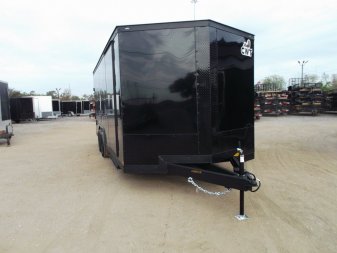 New 2025 COVERED WAGON TRAILERS 8.5x20 Cargo / Enclosed Trailer / Car Hauler / 5200# Axles / 7ft Interior / 60" Triple Tube Tongue / 48" RV Door / Extra Wide Ramp / Black Out Package