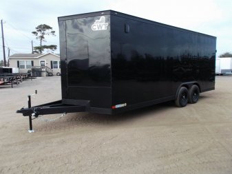 New 2025 COVERED WAGON TRAILERS 8.5x20 Cargo / Enclosed Trailer / Car Hauler / 5200# Axles / 7ft Interior / 60" Triple Tube Tongue / 48" RV Door / Extra Wide Ramp / Black Out Package