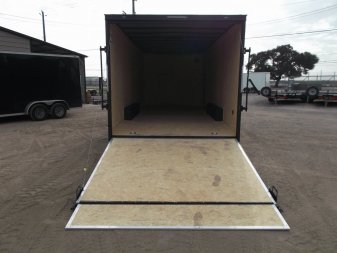 New 2025 COVERED WAGON TRAILERS 8.5x20 Cargo / Enclosed Trailer / Car Hauler / 5200# Axles / 7ft Interior / 60" Triple Tube Tongue / 48" RV Door / Extra Wide Ramp / Black Out Package