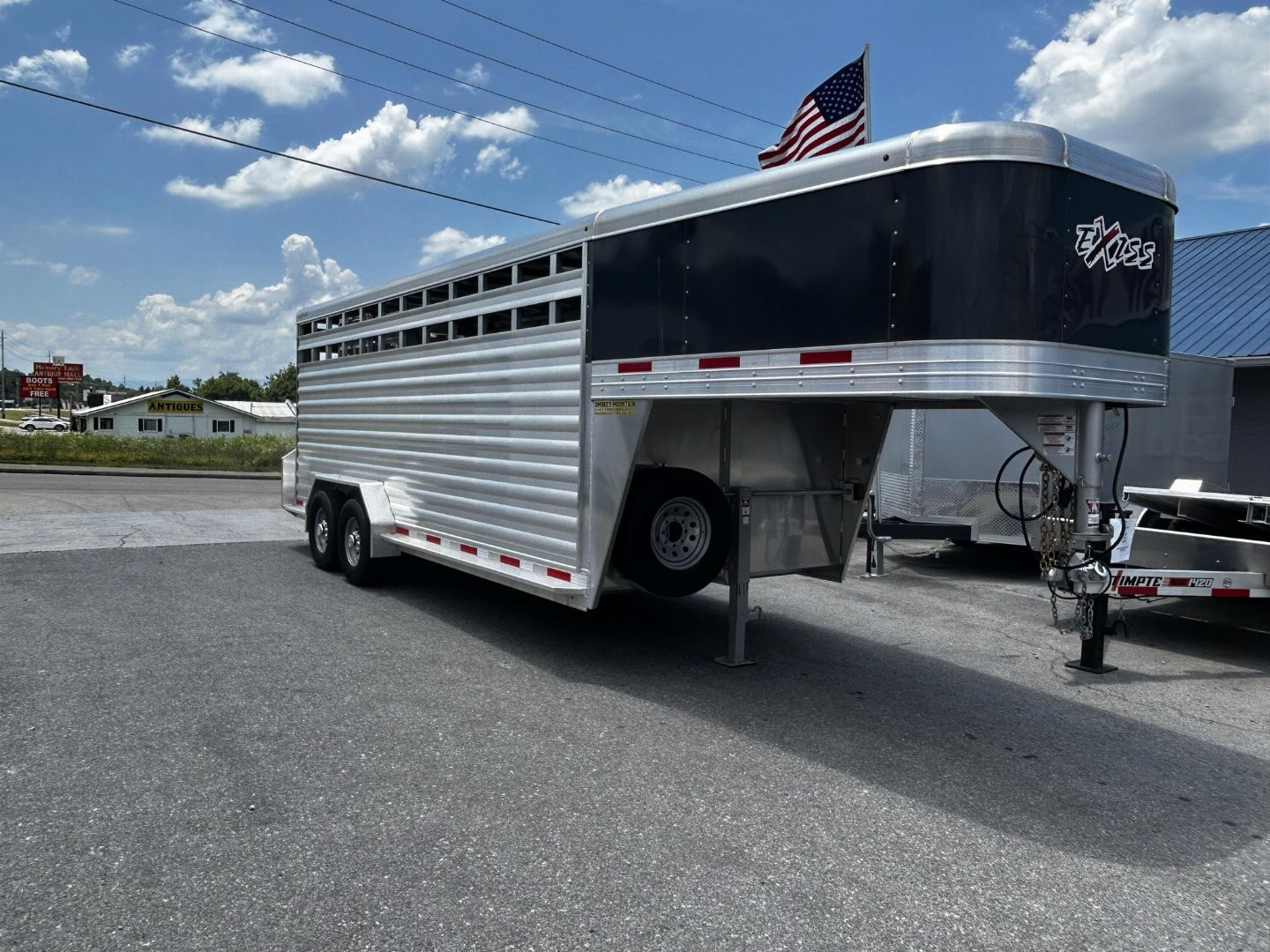 New 2023 Exiss Trailers STK 7020 - 7'0" Tall Other Stock / Stock Combo Trailer