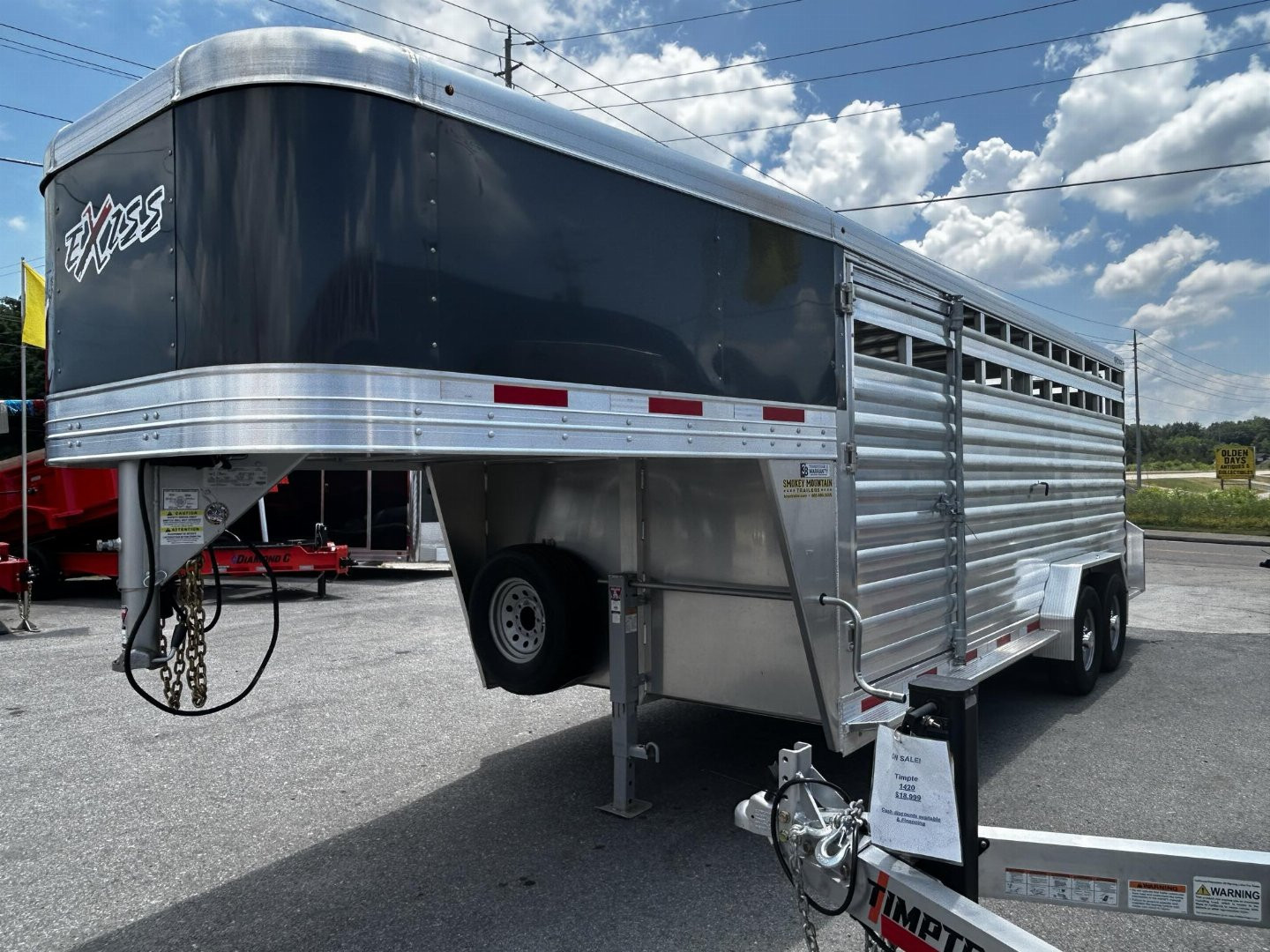 New 2023 Exiss Trailers STK 7020 - 7'0" Tall Other Stock / Stock Combo Trailer