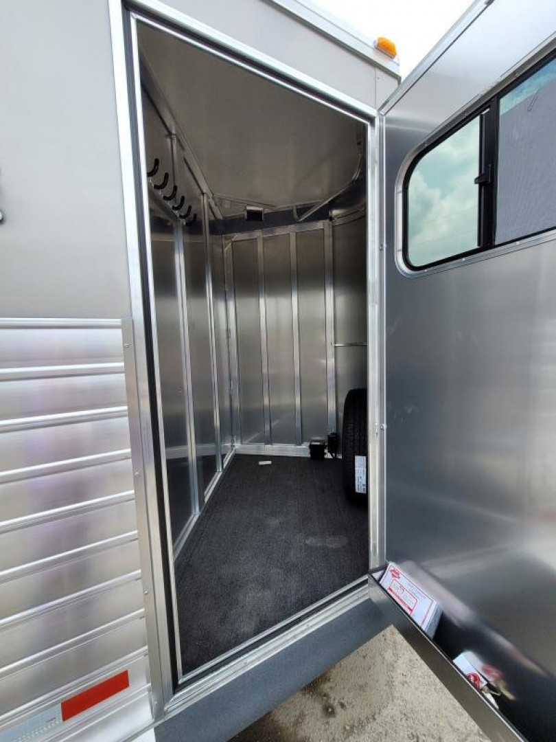 New 2023 Hart Trailers MVP 3 HORSE SLANT Stock / Stock Combo Trailer