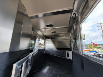 New 2023 Hart Trailers MVP 3 HORSE SLANT Stock / Stock Combo Trailer