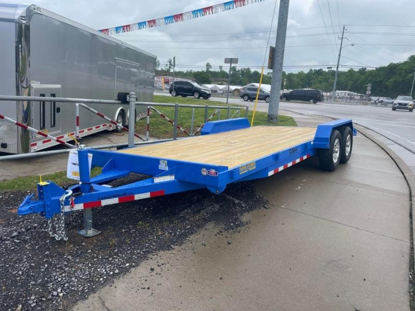 New 2023 Cam Superline P5CAM20CHS (5 Ton Car Hauler Trailer 20FT Steel Deck) Other Flatbed Trailer