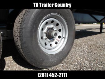 New 2024 LONGHORN TRAILERS 102"x25' 14K Gooseneck / Flat Deck / Deckover / Equipment Trailer / 7K Axles / 5ft Dovetail and 5ft Flip Over Equipment Ramps