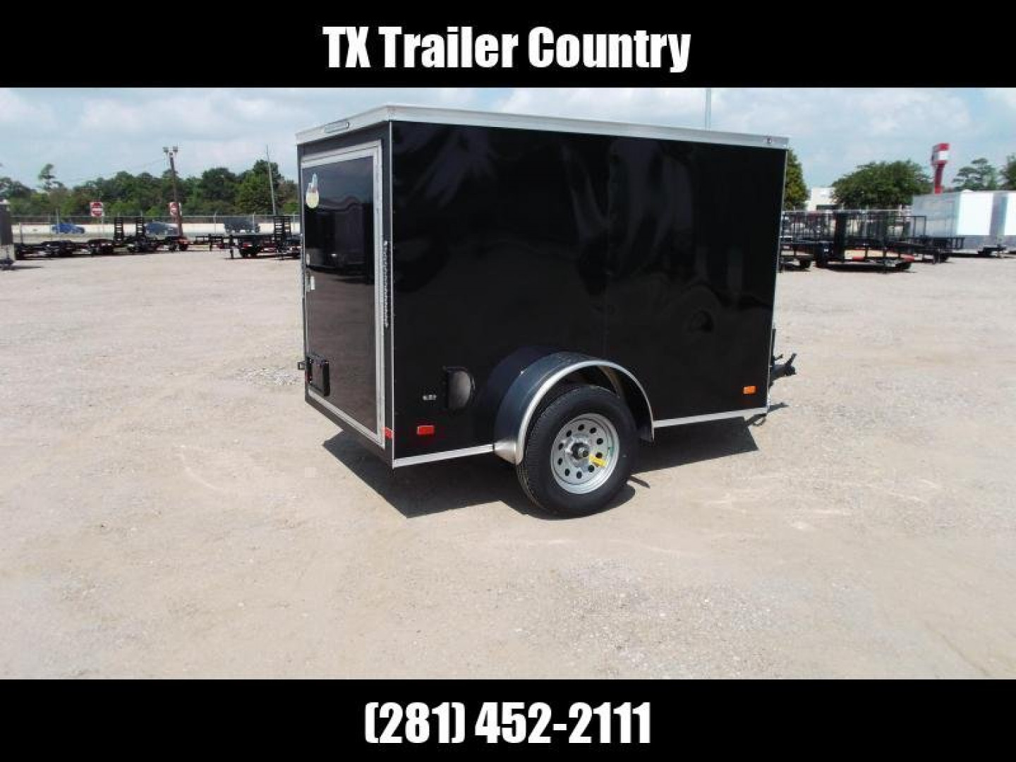 New 2024 Covered Wagon Trailers 5x8 Single Axle Cargo Trailer