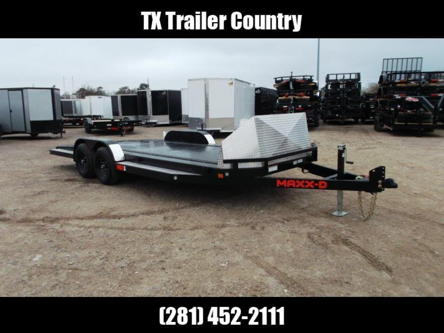 New 2025 MAXXD 83X20 10K N6X Steel Deck Car Hauler / Racing