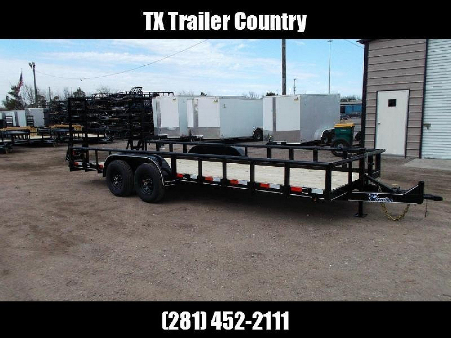 New 2024 BELLWETHER MFG 83x20 Utility Trailer / 6,000# Axles / Pipetop / Adjustable Coupler / 5ft Stand Up Equipment Ramps