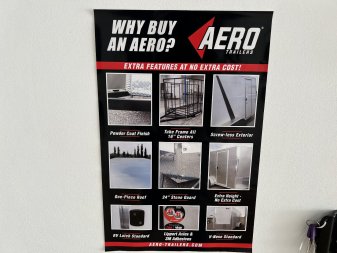 New NEW 2026 AERO 8.5x28 +2’V, 7’ TALL, WHITE Interior, BLACKOUT  EDITION - QUALITY Enclosed Rear Ramp Car Hauler Cargo Trailer