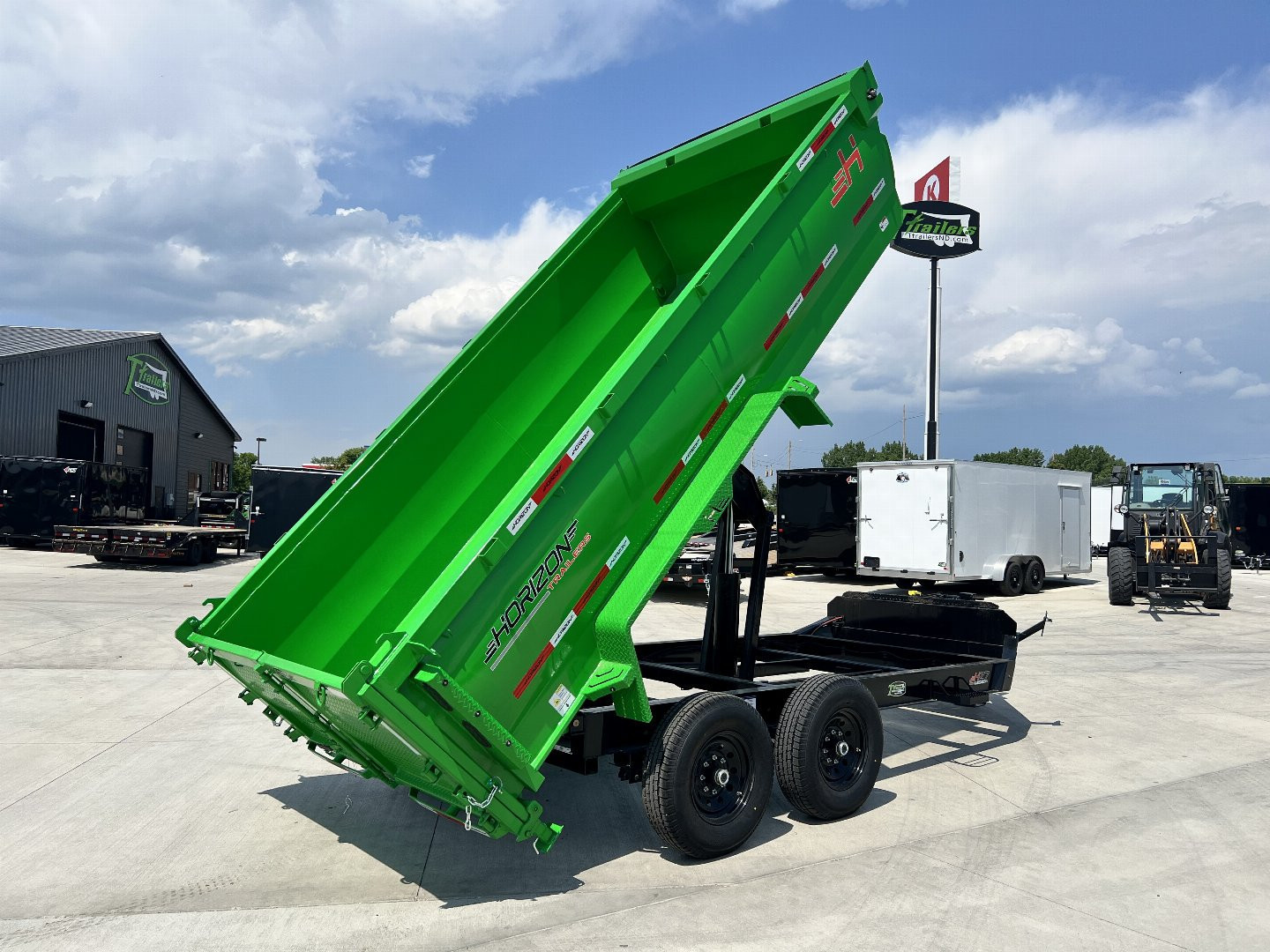 New 2025 Horizon Trailers HZ7 36 in side 14k Dump Trailer