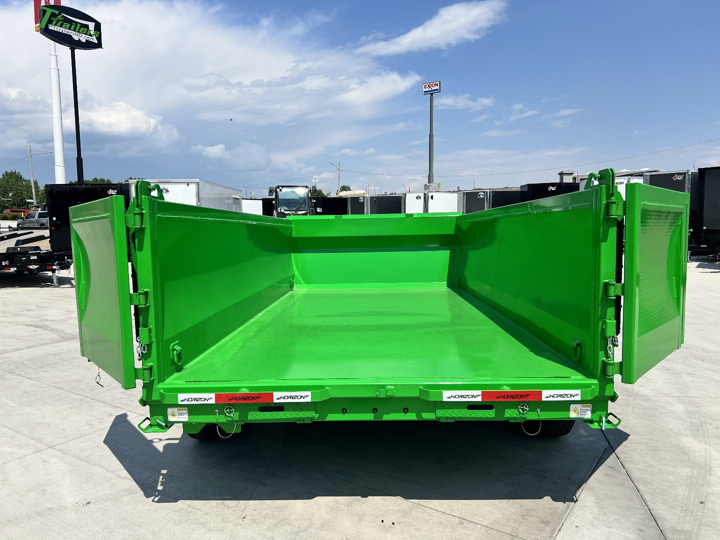 New 2025 Horizon Trailers HZ7 36 in side 14k Dump Trailer