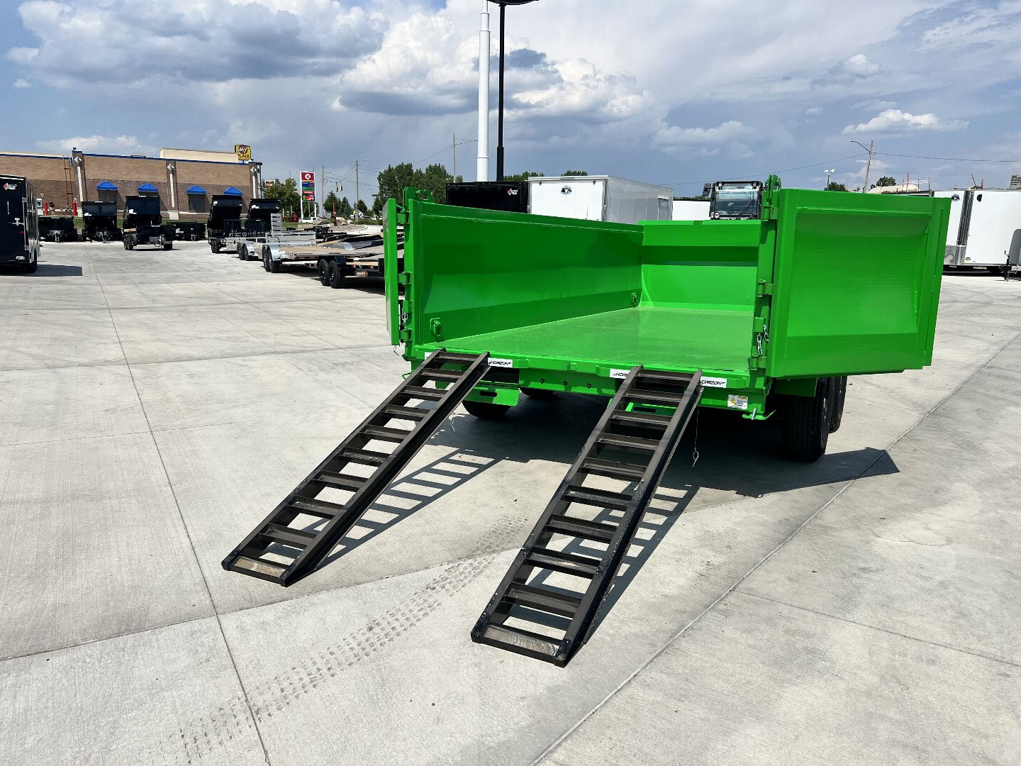 New 2025 Horizon Trailers HZ7 36 in side 14k Dump Trailer