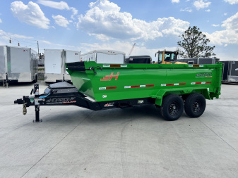 New 2025 Horizon Trailers HZ7 36 in side 14k Dump Trailer