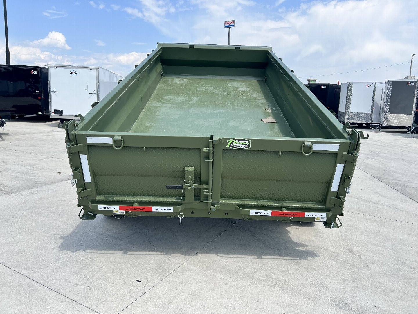 New NEW 2025 Horizon 14’x83”X24” HZ7 Dump Trailer 2-7000 lb axles = 14K