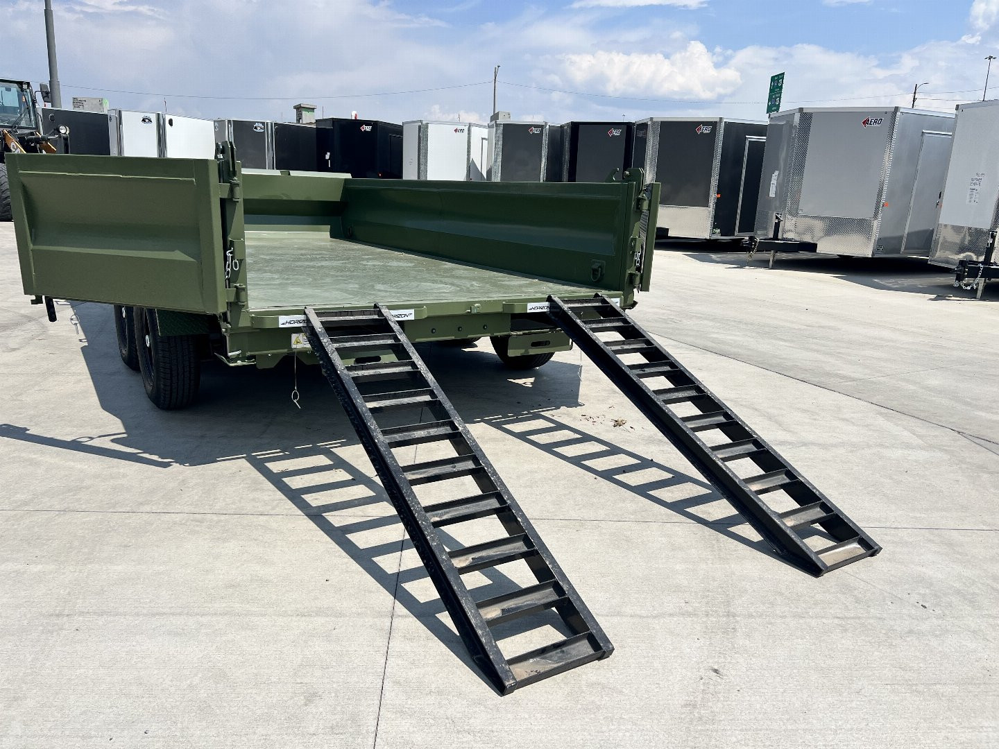 New NEW 2025 Horizon 14’x83”X24” HZ7 Dump Trailer 2-7000 lb axles = 14K