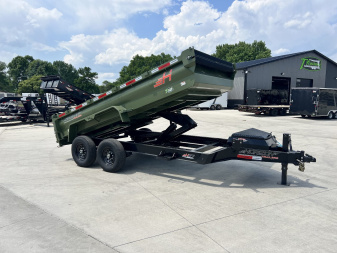 New NEW 2025 Horizon 14’x83”X24” HZ7 Dump Trailer 2-7000 lb axles = 14K