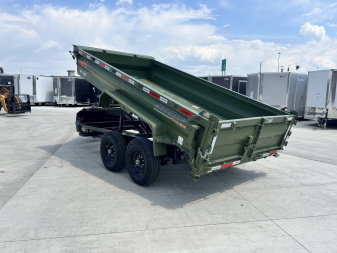 New NEW 2025 Horizon 14’x83”X24” HZ7 Dump Trailer 2-7000 lb axles = 14K