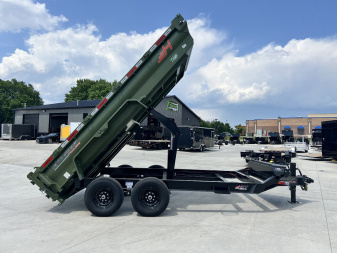 New NEW 2025 Horizon 14’x83”X24” HZ7 Dump Trailer 2-7000 lb axles = 14K