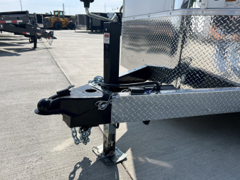 New 2026 Bighorn R&M 8.5x24 + 2’V Nose Rear Ramp Enclosed Cargo Trailer Car Hauler