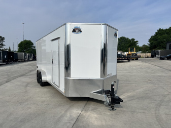 New 2026 Bighorn R&M 7x20+2’V 10K SUPERIOR QUALITY Contractor Model Rear Ramp Enclosed Cargo Trailer
