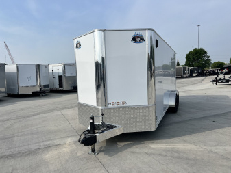 New 2026 Bighorn R&M 7x20+2’V 10K SUPERIOR QUALITY Contractor Model Rear Ramp Enclosed Cargo Trailer