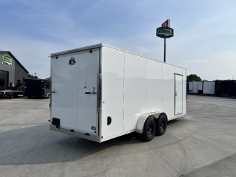 New 2026 Bighorn R&M 7x20+2’V 10K SUPERIOR QUALITY Contractor Model Rear Ramp Enclosed Cargo Trailer