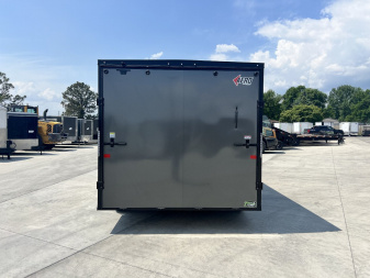 New 2026 AERO 8.5x16 +2’V TALL 7’ 10K QUALITY Blackout Edition Enclosed Rear Ramp Car Hauler Cargo Trailer