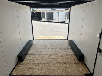 New 2026 AERO 8.5x16 +2’V TALL 7’ 10K QUALITY Blackout Edition Enclosed Rear Ramp Car Hauler Cargo Trailer