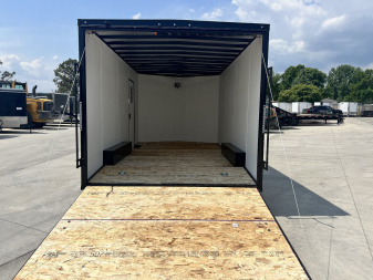 New 2026 AERO 8.5x16 +2’V TALL 7’ 10K QUALITY Blackout Edition Enclosed Rear Ramp Car Hauler Cargo Trailer