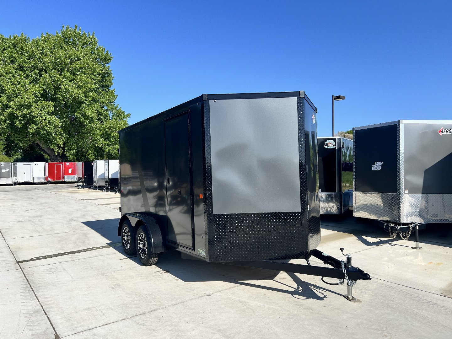 New 2025 AERO 7x12+v enclosed Cargo / Enclosed Trailer