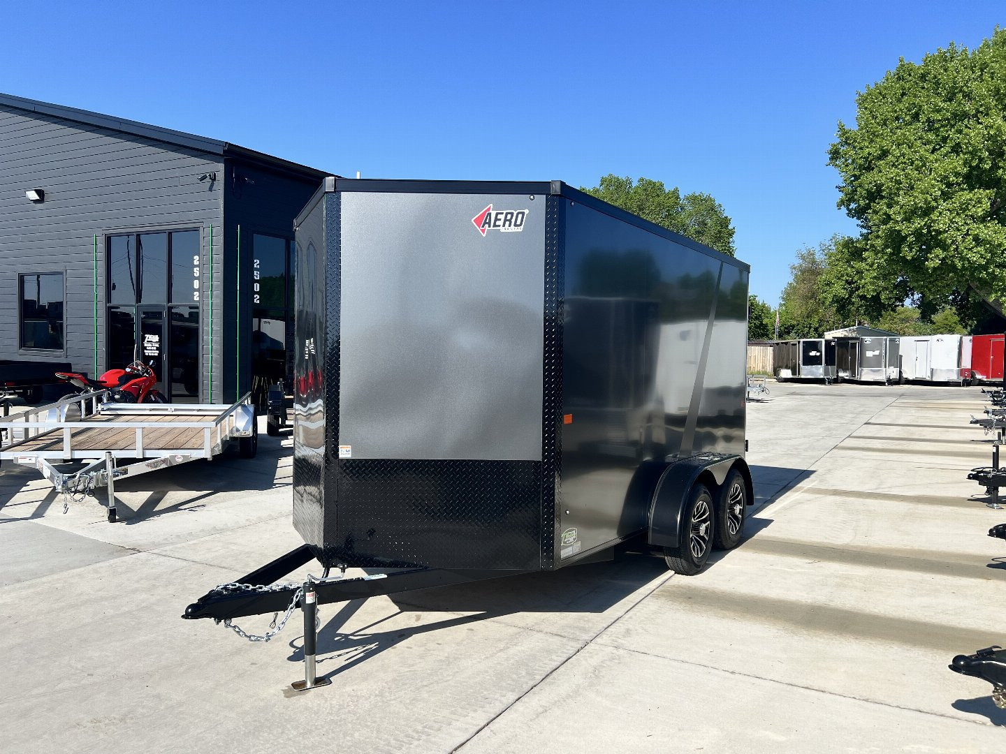 New 2025 AERO 7x12+v enclosed Cargo / Enclosed Trailer