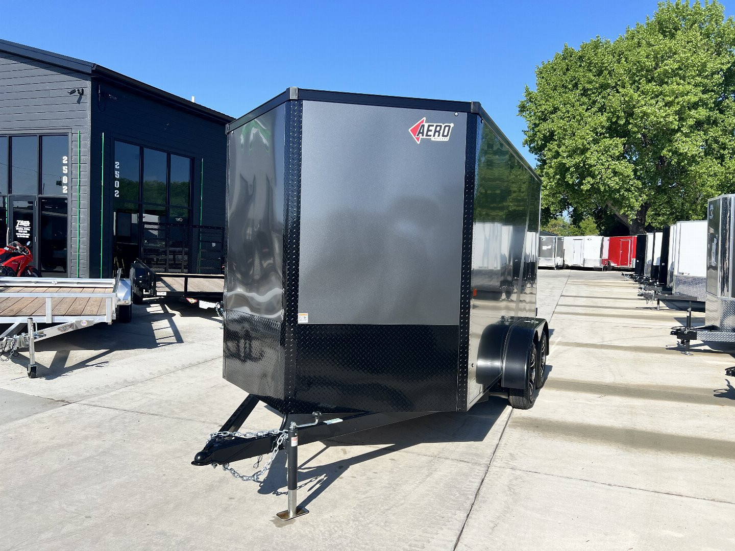 New 2025 AERO 7x12+v enclosed Cargo / Enclosed Trailer