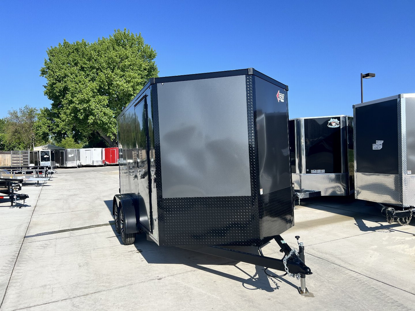 New 2025 AERO 7x12+v enclosed Cargo / Enclosed Trailer