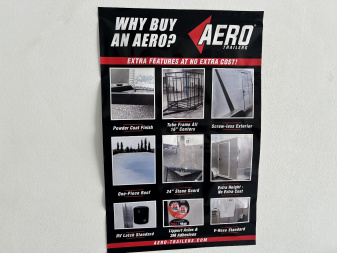 New 2025 AERO 7x12+v enclosed Cargo / Enclosed Trailer