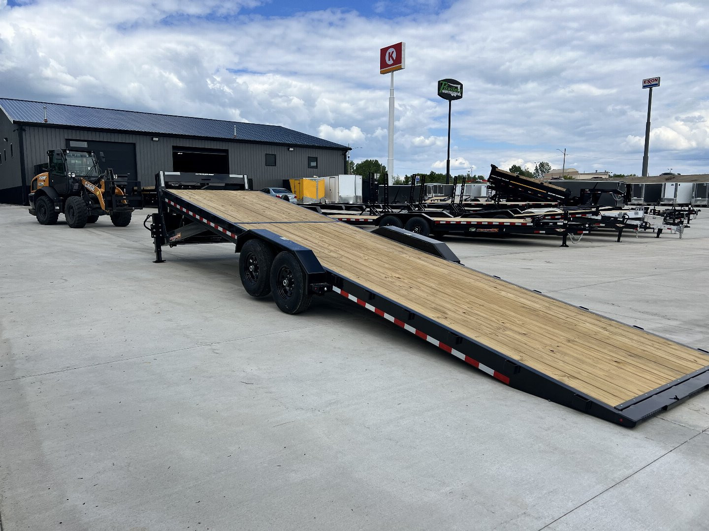 New 2025 H&H Gooseneck SPEEDLOADER 30' POWER TILT 14K, winch plate