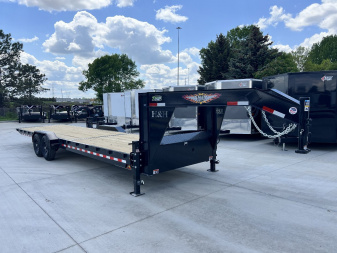 New 2025 H&H Gooseneck SPEEDLOADER 30' POWER TILT 14K, winch plate