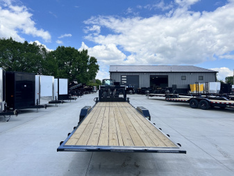 New 2025 H&H Gooseneck SPEEDLOADER 30' POWER TILT 14K, winch plate