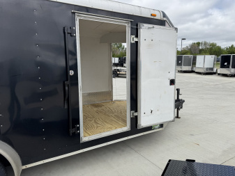 Used 2012 American Hauler 7x23 Drive Out Front Enclosed Rear Ramp Snowmobile Cargo Trailer