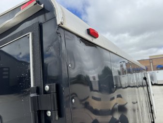 Used 2012 American Hauler 7x23 Drive Out Front Enclosed Rear Ramp Snowmobile Cargo Trailer