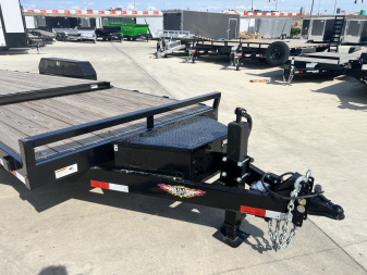 New 2025 H&H 22 ft = 16 ft Tilt + 6 ft flat Gravity Tilt Heavy Duty 14K Trailer