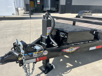New 2025 H&H 22 ft = 16 ft Tilt + 6 ft flat Gravity Tilt Heavy Duty 14K Trailer