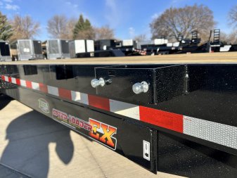 New NEW 2025 HEAVY DUTY H&H Speedloader 26’ POWER TILTbed flatbed Trailer 2-8000 lb axles =16K, 18 Ply TIRES