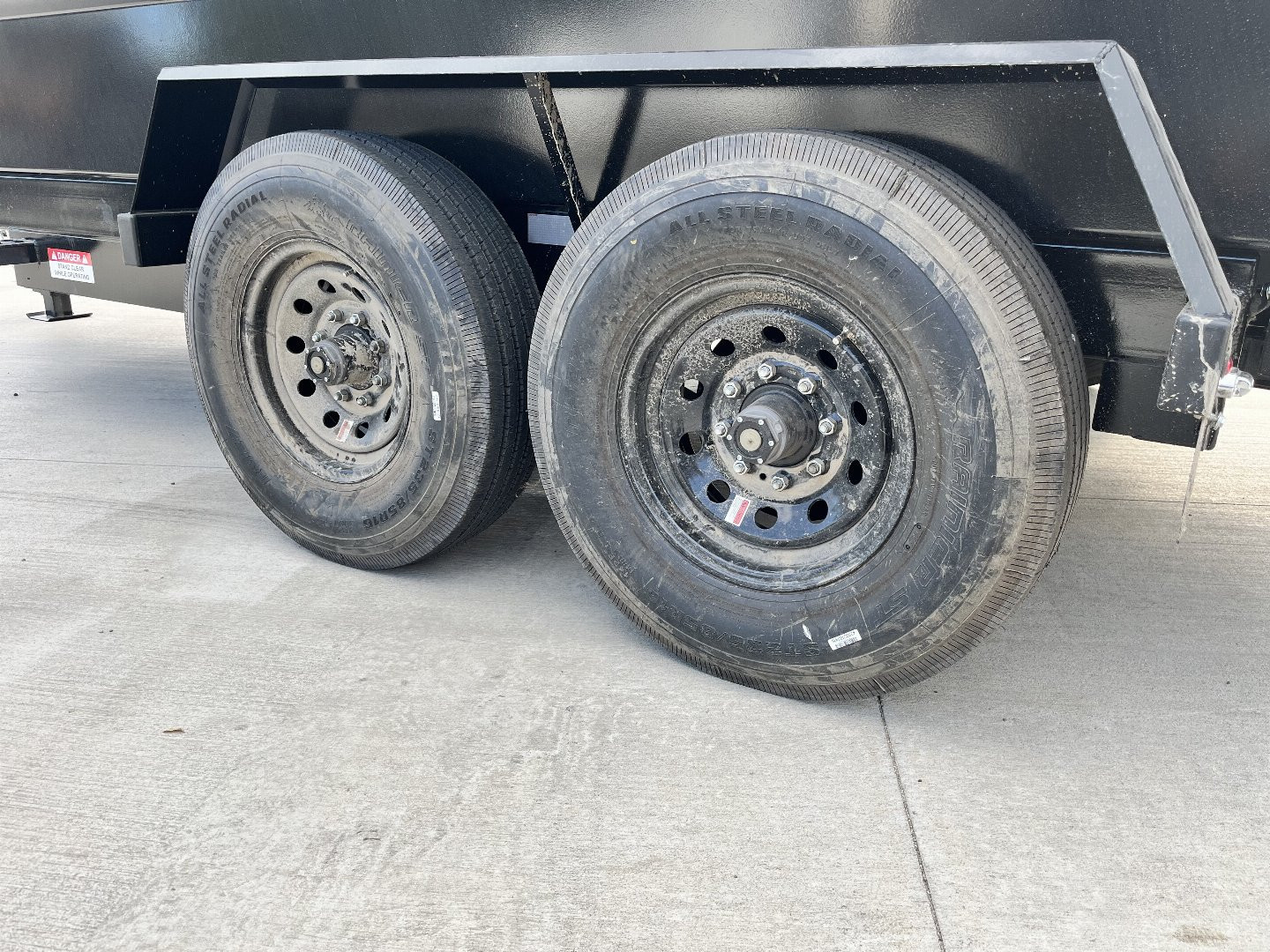New NEW 2025 Southland14ft Low Profile HIGH SIDE Dump Trailer 2-8000 lb axles = 16K with Aluminum Ramps and TARP